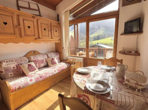 Studio alcôve 3 pers avec terrasse près des pistes et parking à Praz-sur-Arly - FR-1-603-112